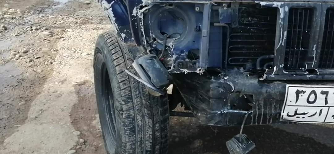 ئەو ئۆتۆمبێلەی خۆی بە ماتۆڕسکیلەکەدا داوە